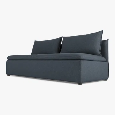 Made.com Victor Modular Sofa Double Seat, Lido Blue