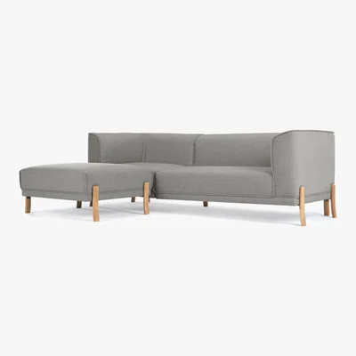 Made.com Magnus Left Hand Facing Corner Sofa Group, Mountain Grey