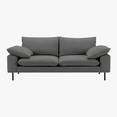 Made.com Fallyn Large 2 Seater Sofa, Stoned Slate Fabric