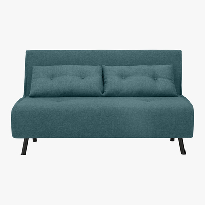 Made.com Haru Large Double Sofa Bed, Powder Blue