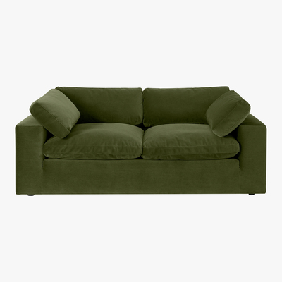 Made.com Samona 2.5 Seater Sofa, Pistachio Green Velvet