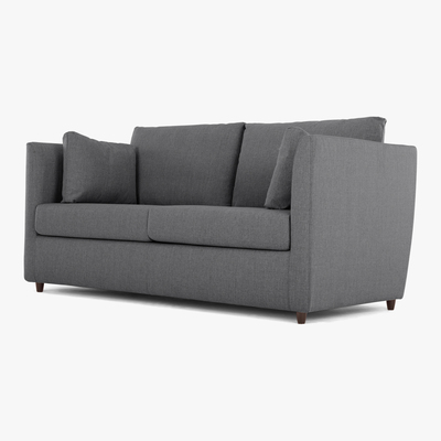 Made.com Milner Sofa Bed with Memory Foam Mattress, Night Grey