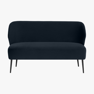 Made.com Topeka 2 Seater Sofa, Twilight Blue Velvet