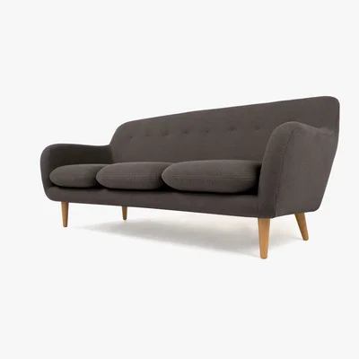 Made.com Dylan 3 Seater Sofa, Marl Grey