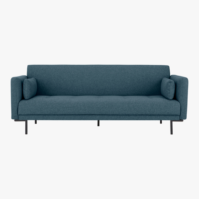 Made.com Harlow Click Clack Sofa Bed, Orleans Blue