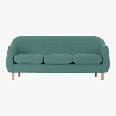 Made.com Tubby 3 Seater Sofa, Soft Teal