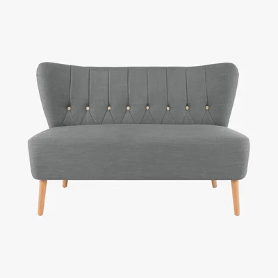 Made.com Charley 2 Seater Sofa, Graphite Grey