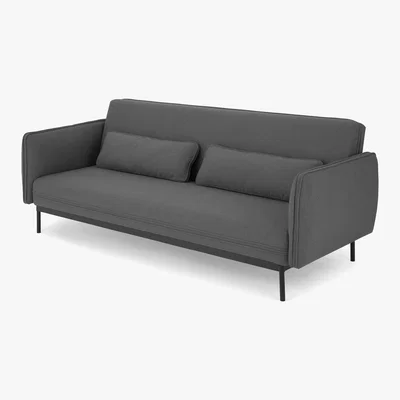 Made.com Shay Click Clack Sofa Bed, Marl Grey