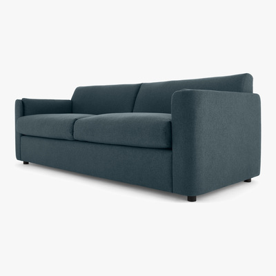 Made.com Baen 3 Seater Sofa, Aegean Blue