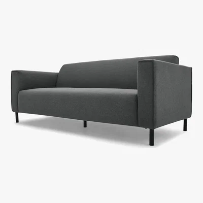 Made.com MADE Essentials Herron 3 Seater Sofa, Marl Grey