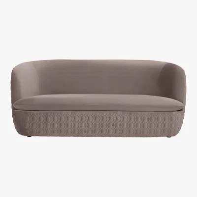 Made.com Tandy Large 2 Seater Sofa, Soft Mauve Velvet