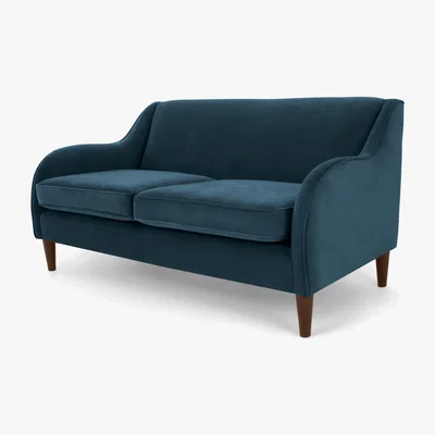 Made.com Helena 3 Seater Sofa, Plush Teal Velvet