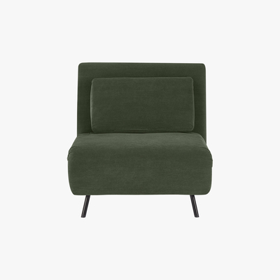 Made.com Kahlo Single Seat Sofa Bed, Sage Corduroy Velvet