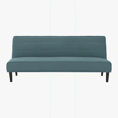 Made.com Kitto Click Clack Sofa Bed, Sherbet Blue