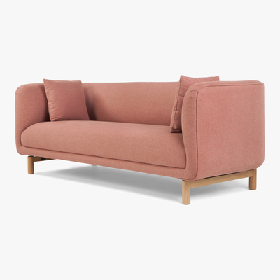 Made.com Becca 3 Seater Sofa, Dusk Pink