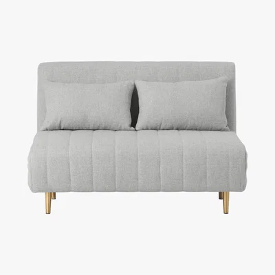 Made.com Bessie Small Sofa Bed, Luna Grey Weave