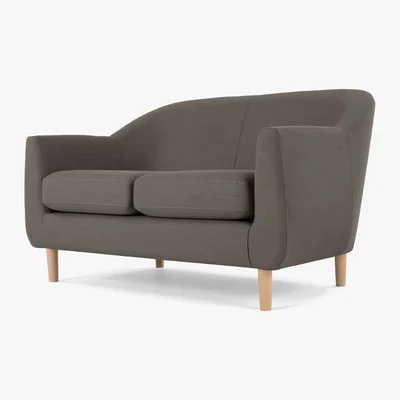 Made.com Tubby 2 Seater Sofa, Pewter Grey