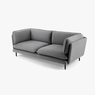 Made.com Wes 3 Seater Sofa, Elite Grey