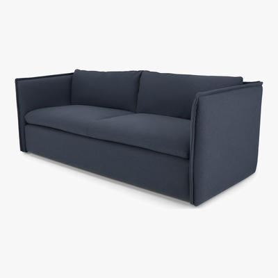 Made.com MADE Essentials Paven 3 Seater Sofa, Mina Blue