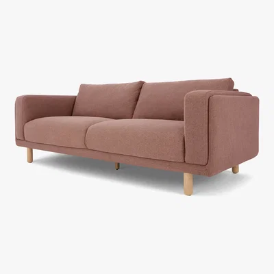 Made.com Karson 3 Seater Sofa, Mina Pink