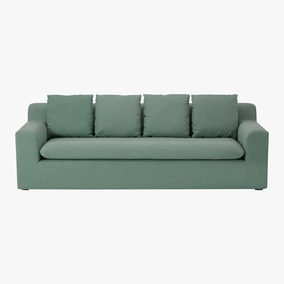 Made.com Benson 3 Seater Sofa, Clover Green