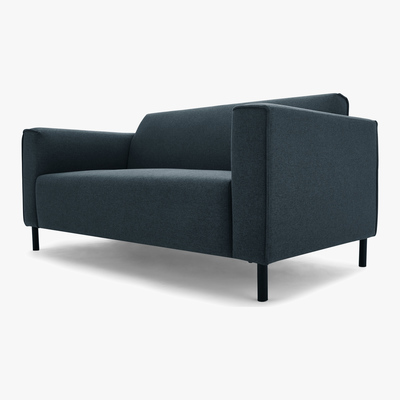 Made.com MADE Essentials Herron 2 Seater Sofa, Aegean Blue