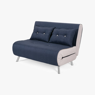 Made.com Haru Small Sofa Bed, Quartz Blue