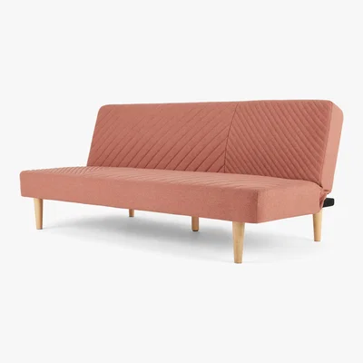 Made.com Ryson Click Clack Sofa Bed, Dust Pink