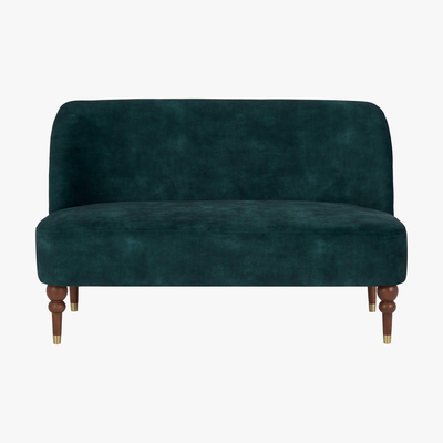 Made.com Harpo 2 Seater Sofa, Nile Blue Velvet