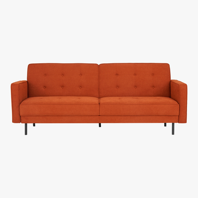 Made.com Rosslyn Click Clack Sofa Bed, Sedona Orange