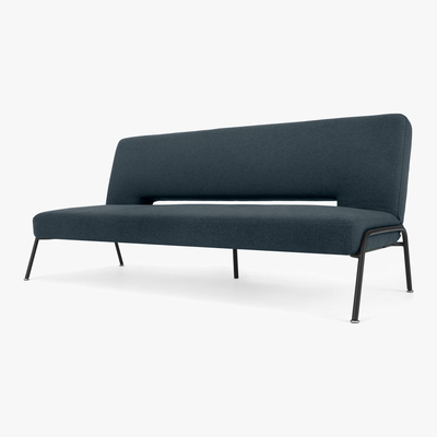 Made.com Knox Click Clack Sofa Bed, Aegean Blue