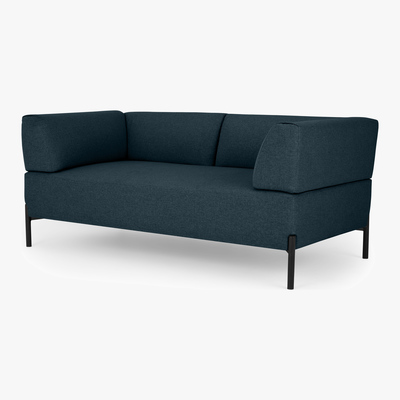 Made.com Made Essentials Kiva 2 Seater Sofa, Aegean Blue