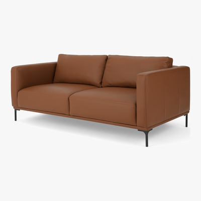 Made.com Milo Large 2 Seater Sofa, Otis Mocha Leather