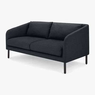 Made.com Merrick 2 Seater Sofa, Dark Denim Dark Blue Weave