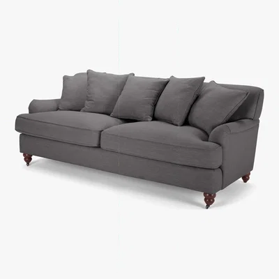Made.com Orson 3 Seater Sofa, Scatterback, Graphite Grey