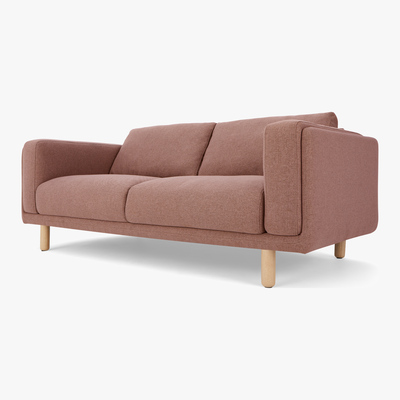 Made.com Karson 2 Seater Sofa, Mina Pink