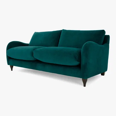 Made.com Sofia 2 Seater Sofa, Plush Mallard Velvet