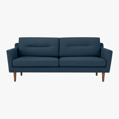 Made.com Walker 3 Seater Sofa, Orleans Blue