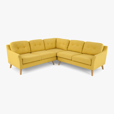 Made.com Rufus Corner Sofa, Mustard Yellow