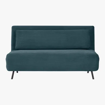 Made.com Kahlo Large Sofa Bed, Teal Corduroy Velvet