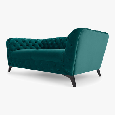 Made.com Sloan 2 Seater Sofa, Seafoam Blue Velvet