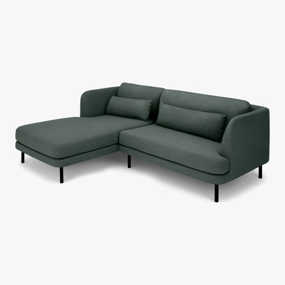 Made.com Herman Right Hand Facing Chaise End Corner Sofa, Manhattan Grey
