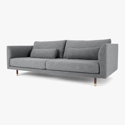 Made.com Jules 3 Seater Sofa, Austria Grey