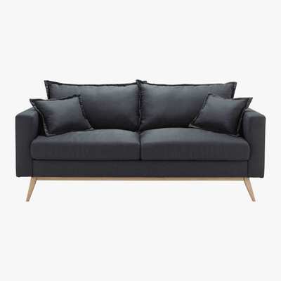 Maisons du Monde 3-Seater Sofa in Slate Grey Duke