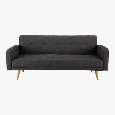 Maisons du Monde Mottled Grey 3-Seater Clic Clac Sofa Bed Broadway
