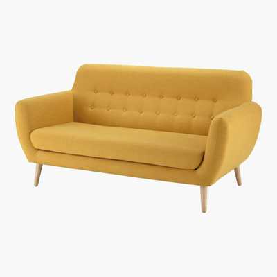 Maisons du Monde Scandinavian Yellow 2 3-Seater Sofa Iceberg