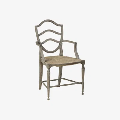 Amara William Yeoward - Bodiam Armchair - Greyed Oak