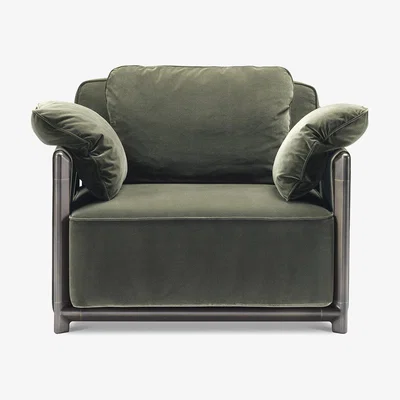 Amara GHIDINI 1961 - Dodo Armchair - Green