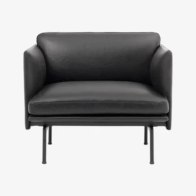 Amara Muuto - Outline Armchair - Black