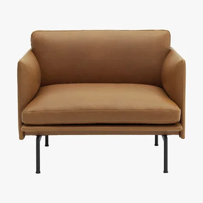 Amara Muuto - Outline Armchair - Cognac
